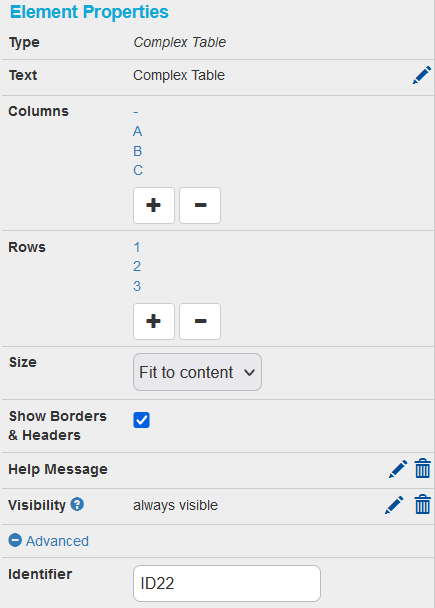 screenshot complex_table element
