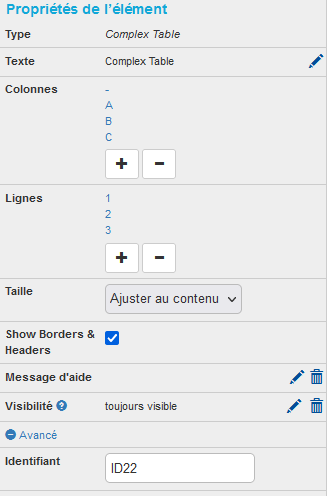 screenshot complex_table element